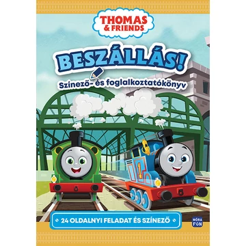Thomas &amp; Friends – Beszállás! Színező- és foglalkoztatókönyv (Előrendelés) 