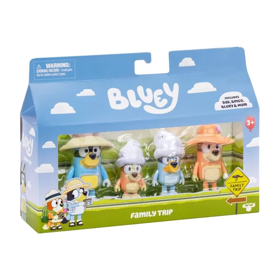 Bluey Szett Családi Utazás 4db