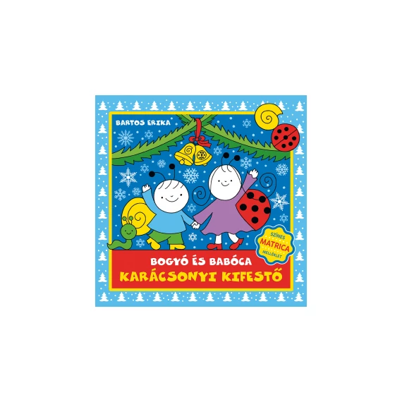 Bogyó és Babóca karácsonyi kifestő