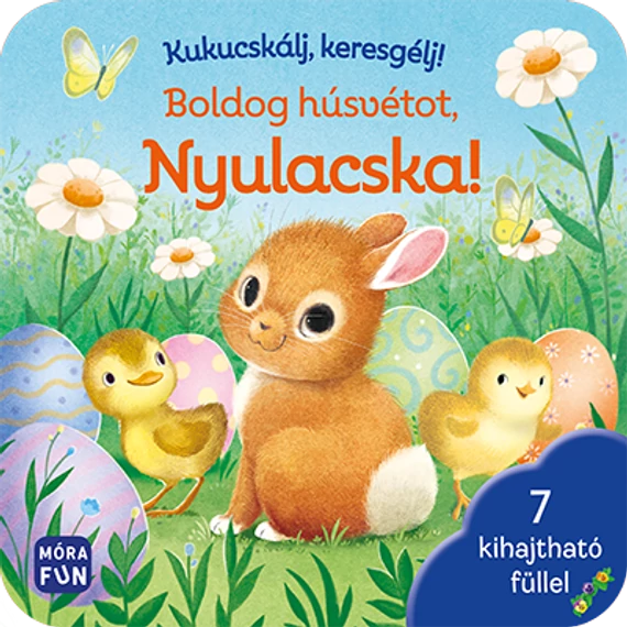 Kukucskálj, keresgélj! - Boldog húsvétot, Nyulacska! - 7 kihajtható füllel