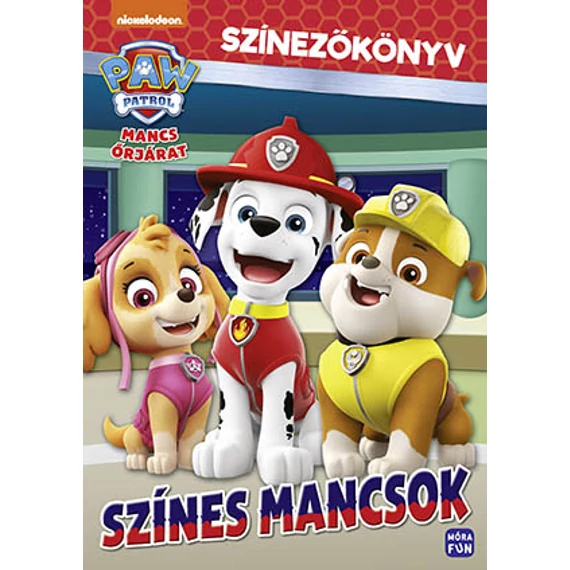 Mancs Őrjárat - Színes mancsok Színezőkönyv